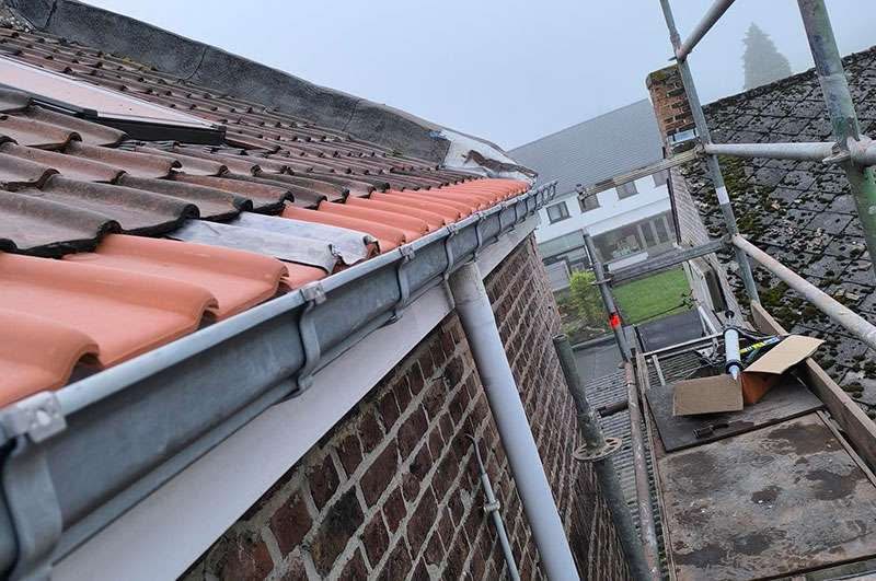 Dakgoot laten plaatsen | JK Construct uit Tielt-Winge