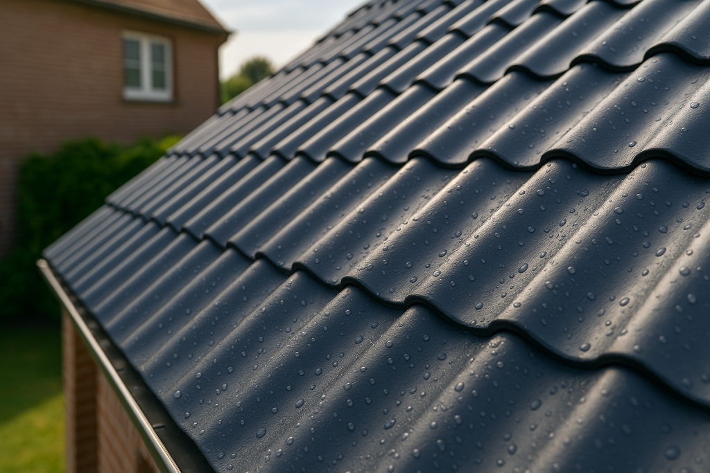 Dak met nieuwe coating - Johny Kril Contruct